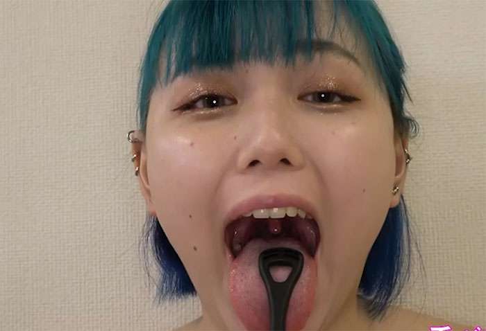 舌磨き